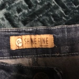 Shine brand jeans with 4 pocket detailing